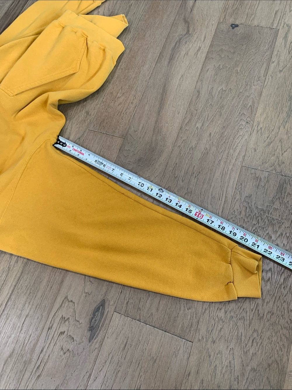 Vintage Nike Yellow Hooded Sweatshirt with Black Swoosh Size XL - Picture 9 of 10